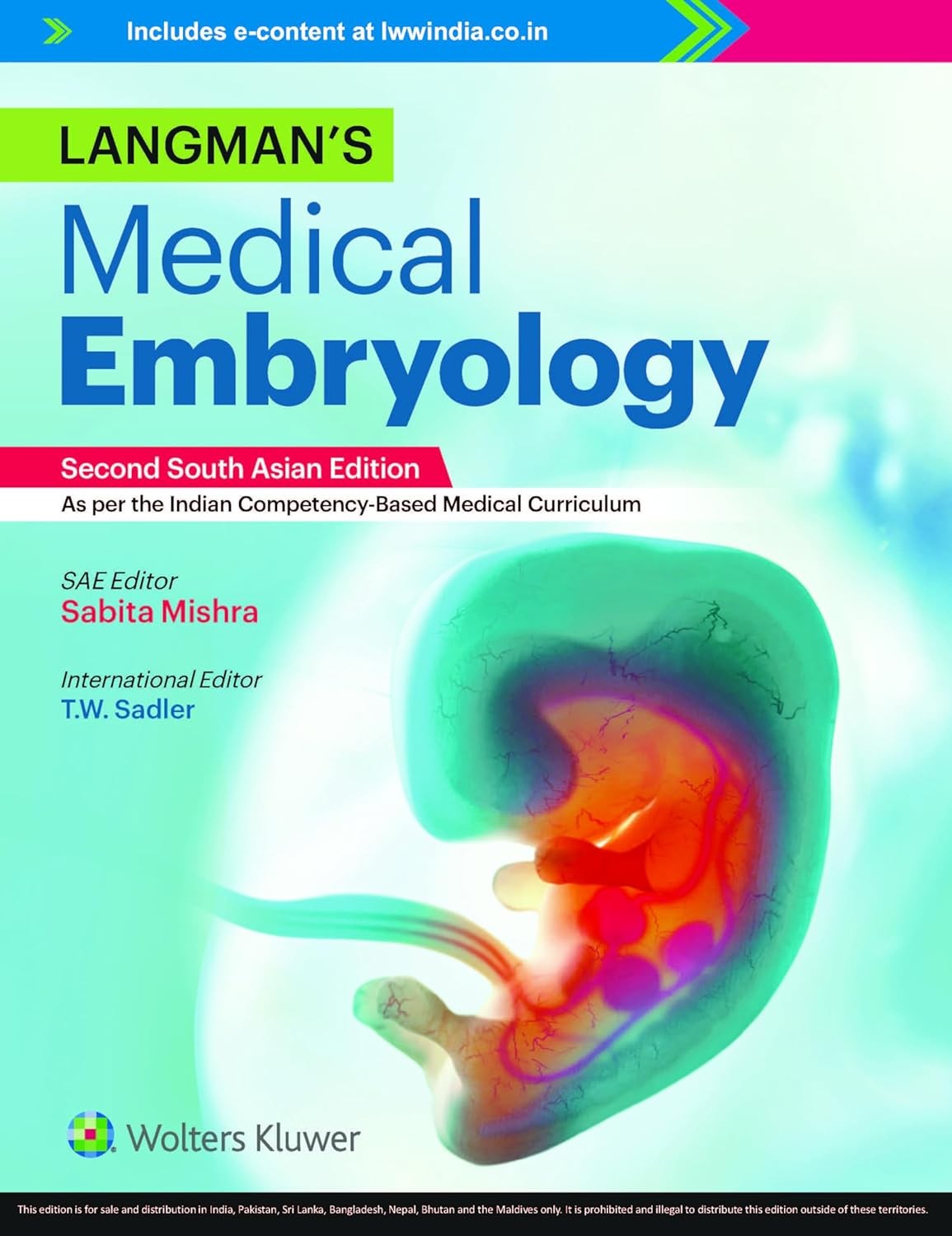 Langman’s Medical Embryology, 2nd South Asian ed